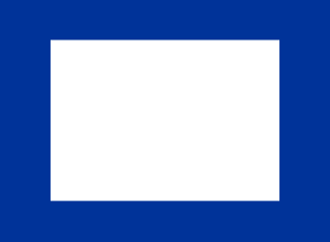 Flaga P MKS, potocznie zwana Błękitny Piotruś